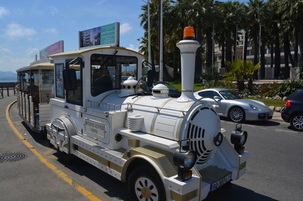 Sightseeing in Cannes on a Toy Train
